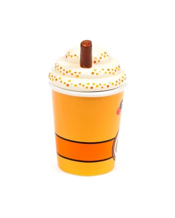 Mug Kawaii Latte Citrouille Épicé - vue arrière