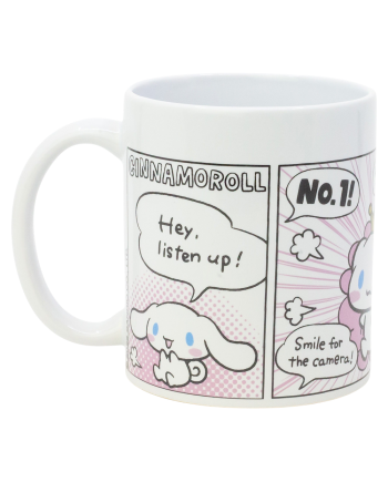 Détail de l'impression Comics sur le mug Cinnamoroll