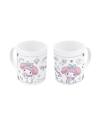 Mug céramique My Melody 325ml vue face - licence Hello Kitty