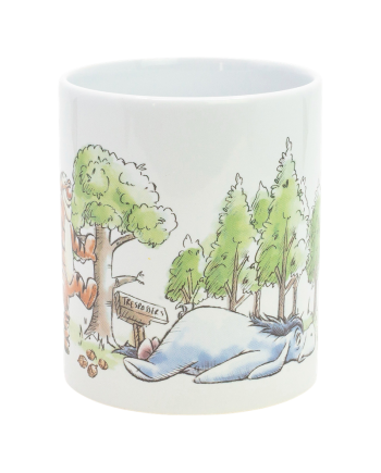 Détail du décor Winnie l'Ourson sur le mug en céramique Stor