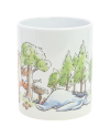 Détail du décor Winnie l'Ourson sur le mug en céramique Stor