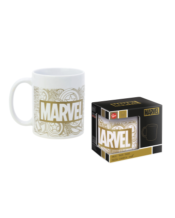 Mug céramique Marvel Logo 325ml vue de profil
