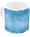 Détail du manchon peluche du mug Stitch Disney