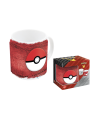 Mug Pokémon Pokéball avec manchon peluche, vue de face - Stor