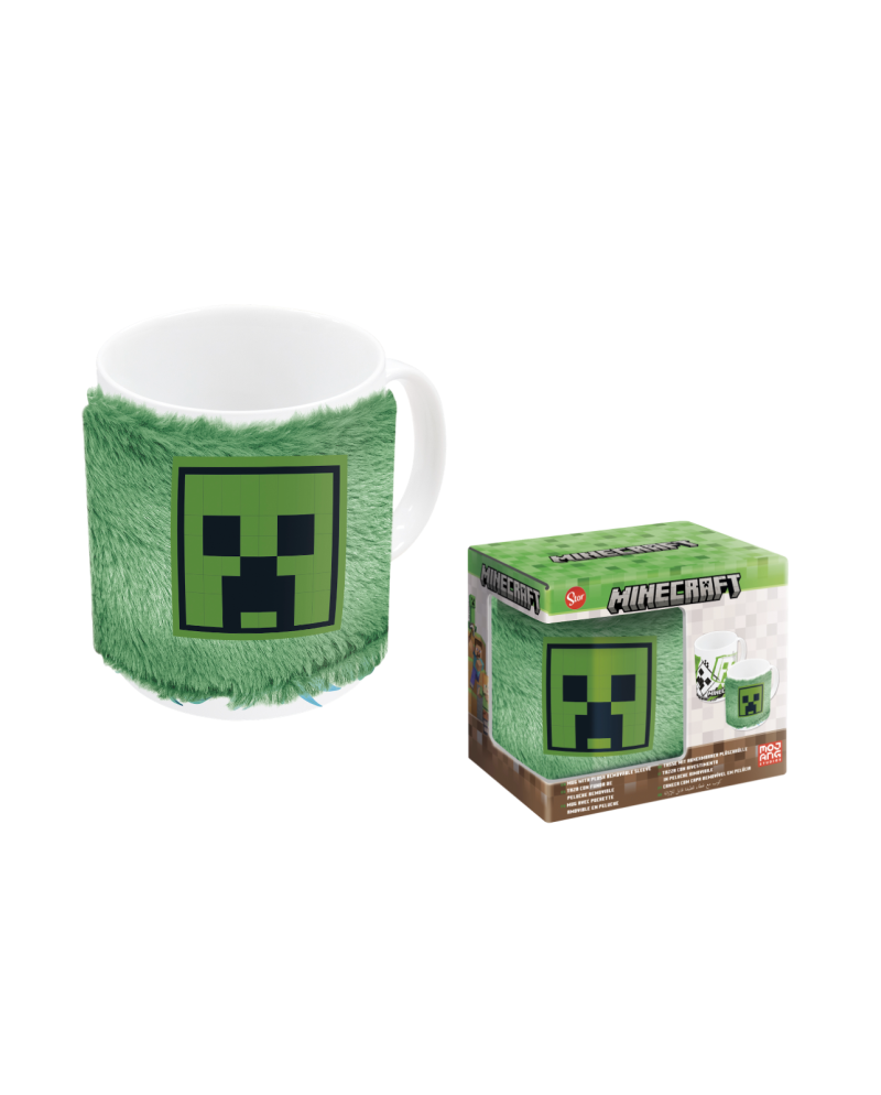 Mug Minecraft Plush Sleeve 325ml vue face - Stor