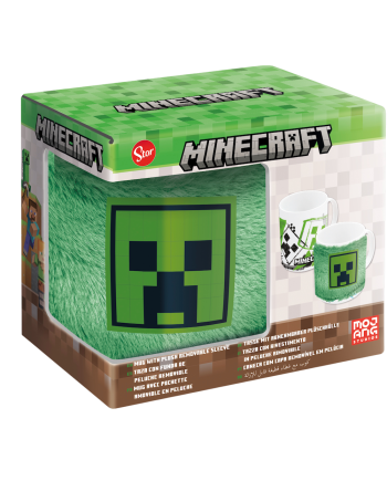 Mug Minecraft Plush Sleeve 325ml détail du design