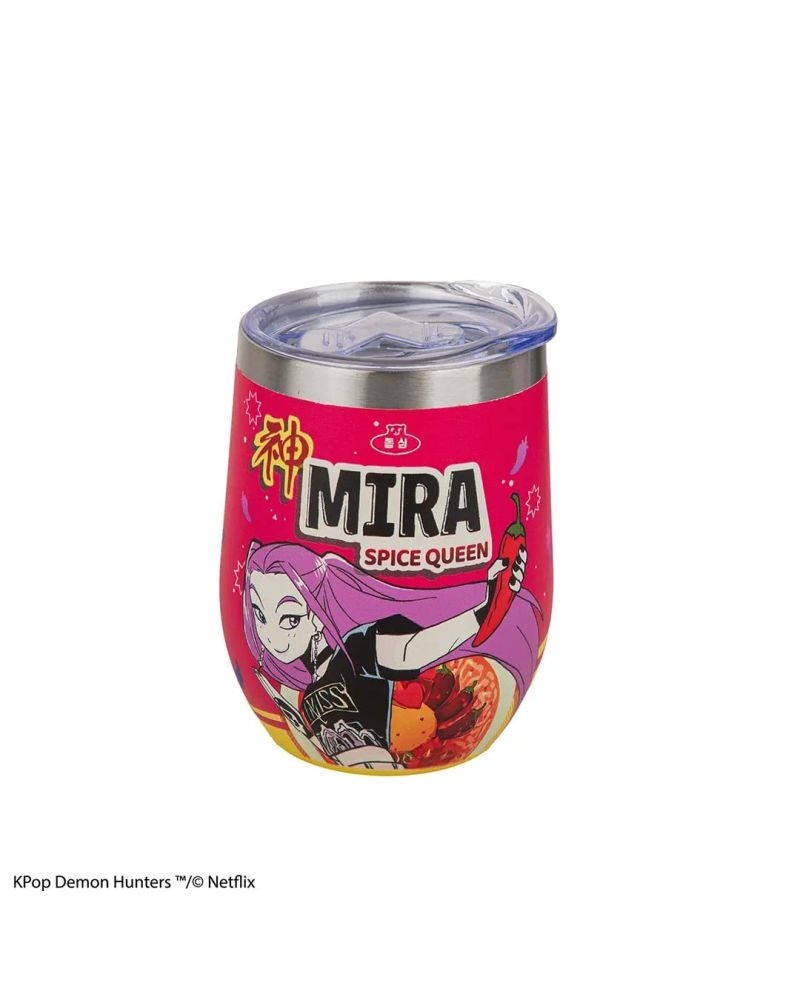 Mug de voyage isotherme KPOP Demon Hunters Mira Spice Queen 350ml vue de face
