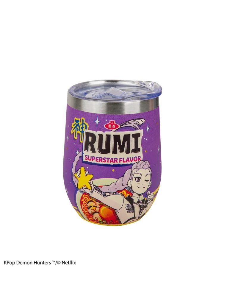 Mug de voyage isotherme Rumi Superstar KPOP Demon Hunters vue de face