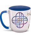 Mug K-Pop Demon Hunters intérieur coloré détail de l'anse