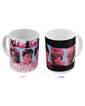 Mug thermoréactif K-Pop Demon Hunters Saja Boys 325ml vue de face
