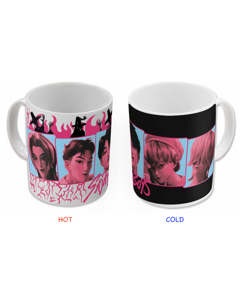 Mug thermoréactif K-Pop Demon Hunters Saja Boys 325ml vue de face