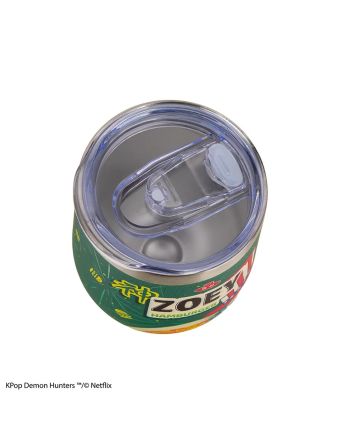 Mug de voyage isotherme KPOP Demon Hunters Zoey Hamburger 350ml - détail du design