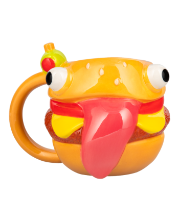 Mug 3D Fortnite Durrr Burger 450ml - détail du design en relief