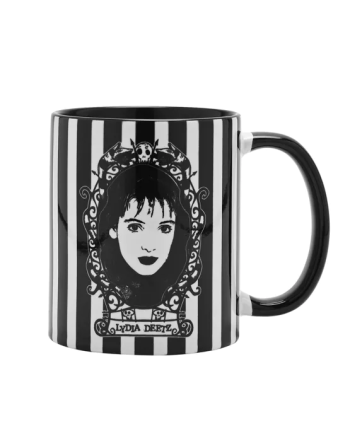 BEETLEJUICE - Black&White - Lydia - Inner Colored Mug - 10Oz
