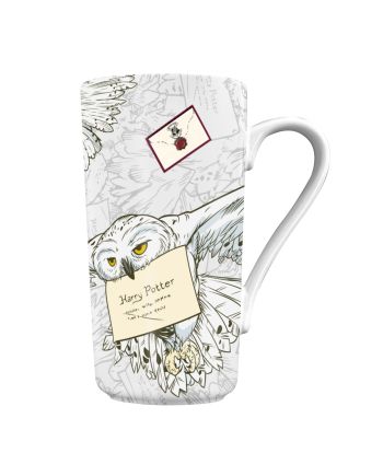 Mug Latte Harry Potter Hedwige 470ml détail illustration