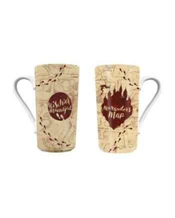 Mug Latte Harry Potter Carte du Maraudeur 470ml vue de face