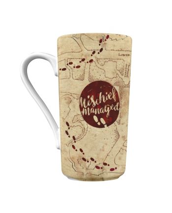 Mug Latte Harry Potter Carte du Maraudeur 470ml vue de profil