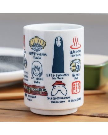 Tasse japonaise Le Voyage de Chihiro vue de face