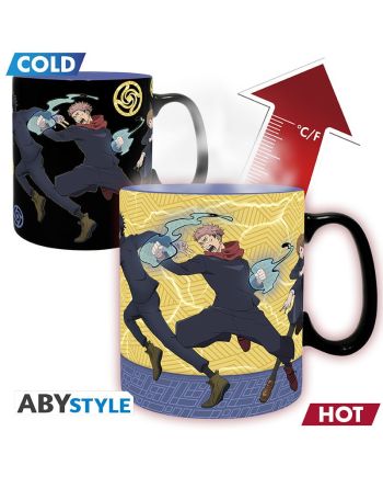 Mug thermoréactif Jujutsu Kaisen Groupe 460ml ABYstyle - vue face
