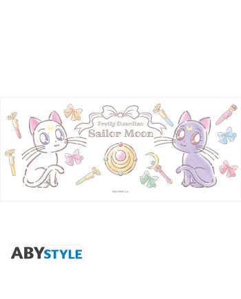 Mug Sailor Moon Luna et Artemis Chibi 320ml détail de l'illustration