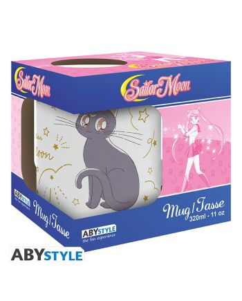 Mug Sailor Moon Luna et Artemis chats 320ml packaging ABYstyle