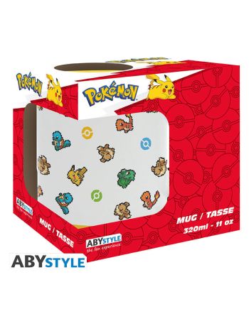 Mug Pokémon 320 ml Pixel Art ABYstyle - détail du motif