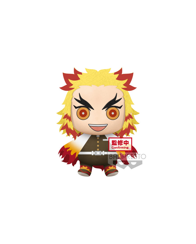 Peluche Kyojuro Rengoku Demon Slayer Banpresto 32cm - vue de face