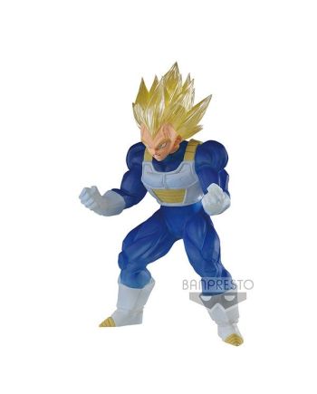 Figurine Super Saiyan Vegeta Clearise 14cm Dragon Ball Banpresto - vue de face