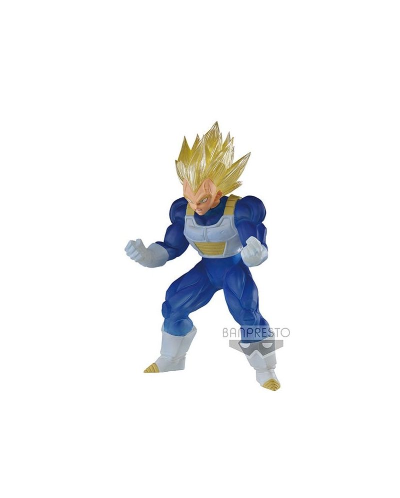 Figurine Super Saiyan Vegeta Clearise 14cm Dragon Ball Banpresto - vue de face