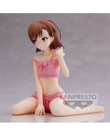 Figurine Mikoto Misaka Relax Time 11cm A Certain Scientific Railgun vue arrière
