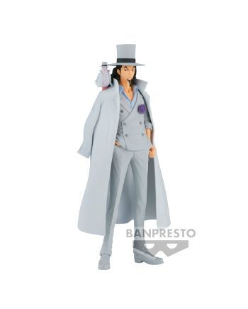 Figurine Rob Lucci DXF-The Grandline Men 17cm - One Piece Banpresto - vue face