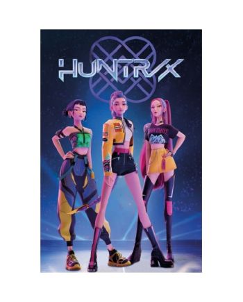 Poster K-Pop Demon Hunters Huntrix format 61x91 cm édité par Pyramid