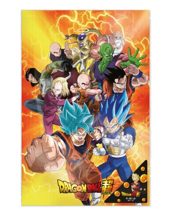 Poster 3D Dragon Ball Super Survivants - détail du visuel