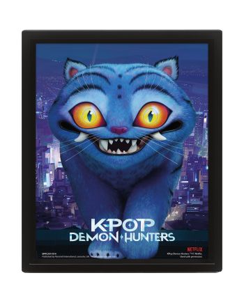 Poster lenticulaire 3D K-Pop Demon Hunters sous licence officielle, fabriqué par Pyramid