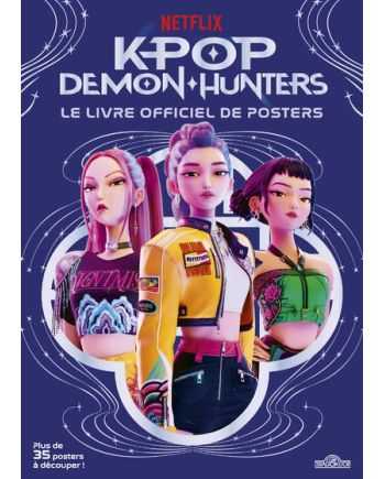 K-Pop Demon Hunters - livre officiel de posters, couverture