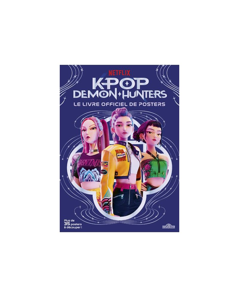 K-Pop Demon Hunters - livre officiel de posters, couverture