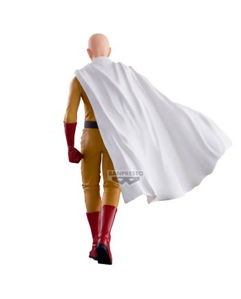 Figurine Saitama Grandista 27cm One Punch Man Banpresto détails du socle