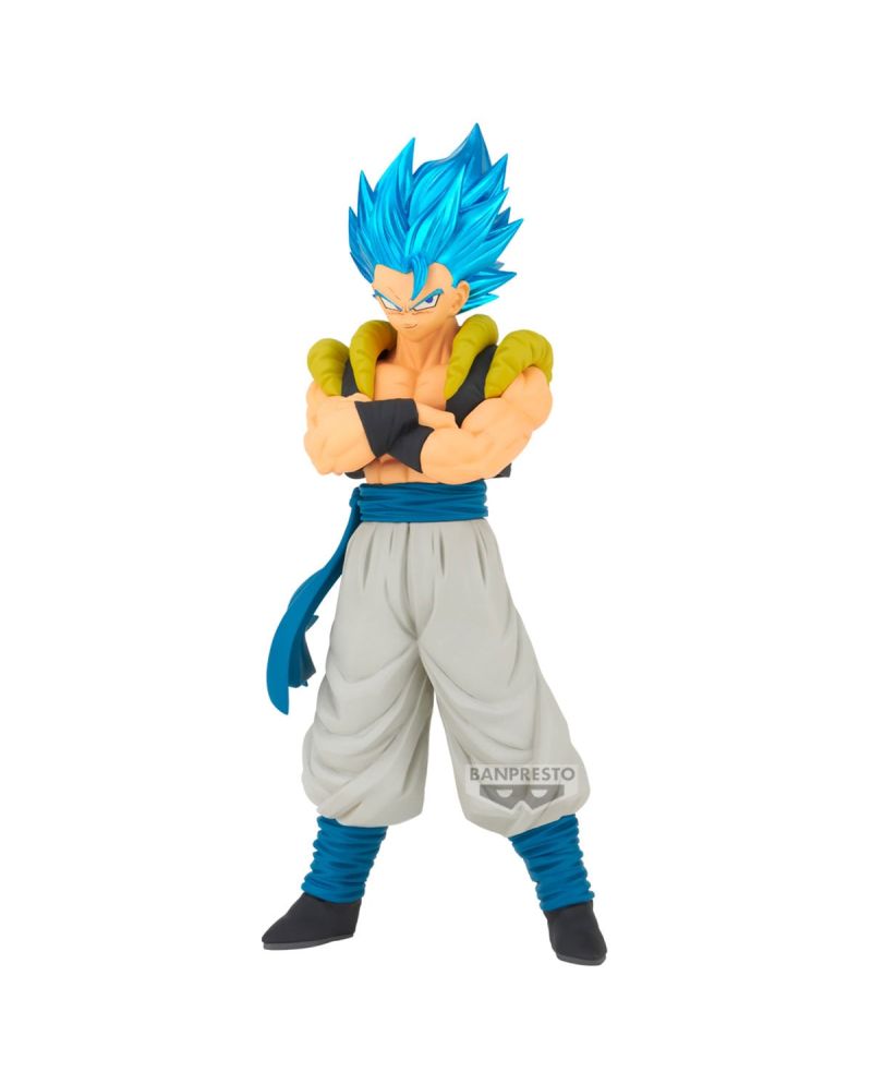 Figurine Gogeta Dragon Ball Super Blood of Saiyans 19cm Banpresto - vue de face