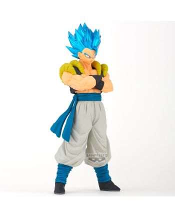 Figurine Gogeta Dragon Ball Super Blood of Saiyans 19cm Banpresto - vue de profil