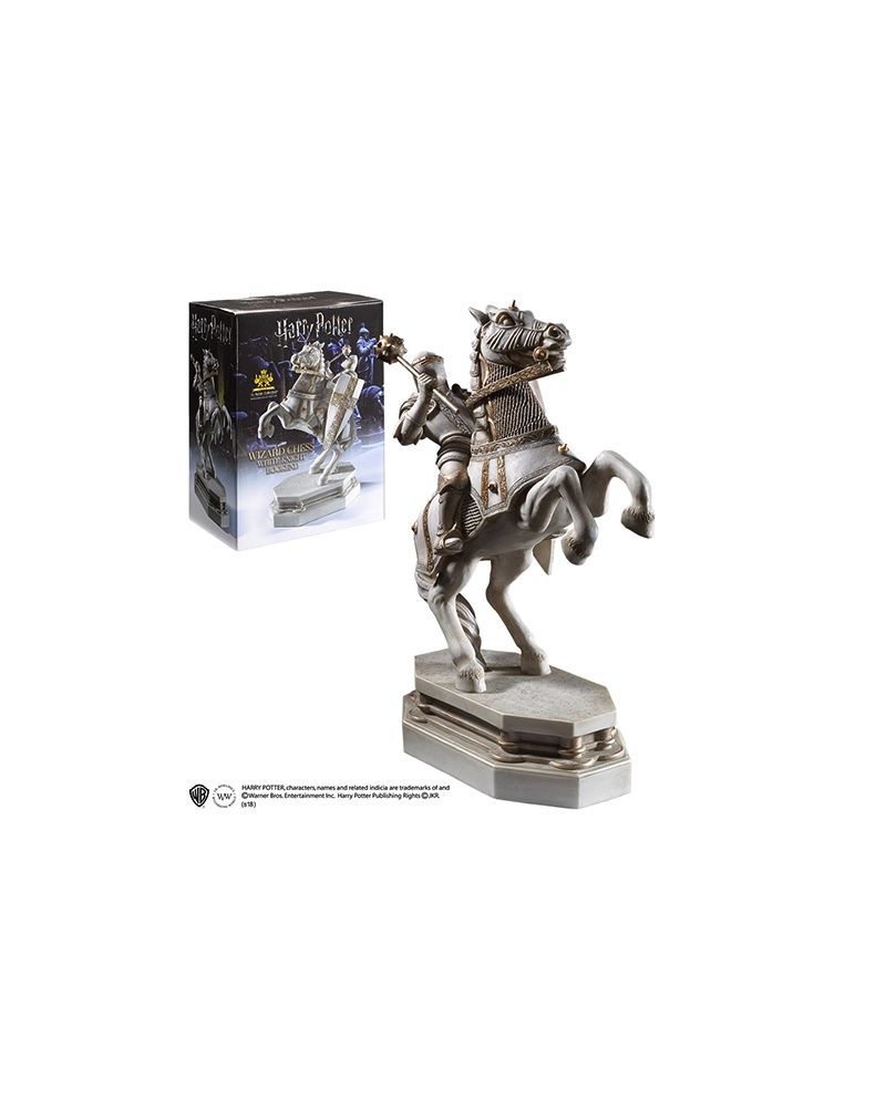 Serre-livre Harry Potter Cavalier blanc de l'échiquier des sorciers - Noble Collection