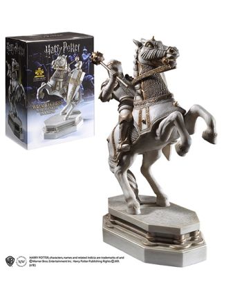 Détail du serre-livre Cavalier blanc Harry Potter Noble Collection