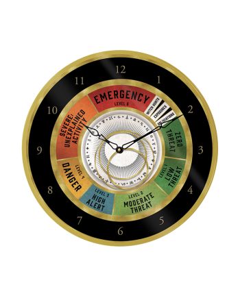 Horloge murale Harry Potter Wizarding World Emergency diamètre 25cm