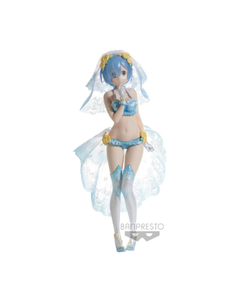 Figurine Rem EXQ 22cm Re Zero Banpresto vue de face