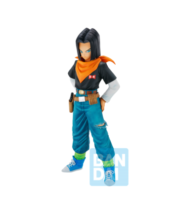 Figurine Android 17 Ichibansho Android Fear 24cm - Dragon Ball Z de face