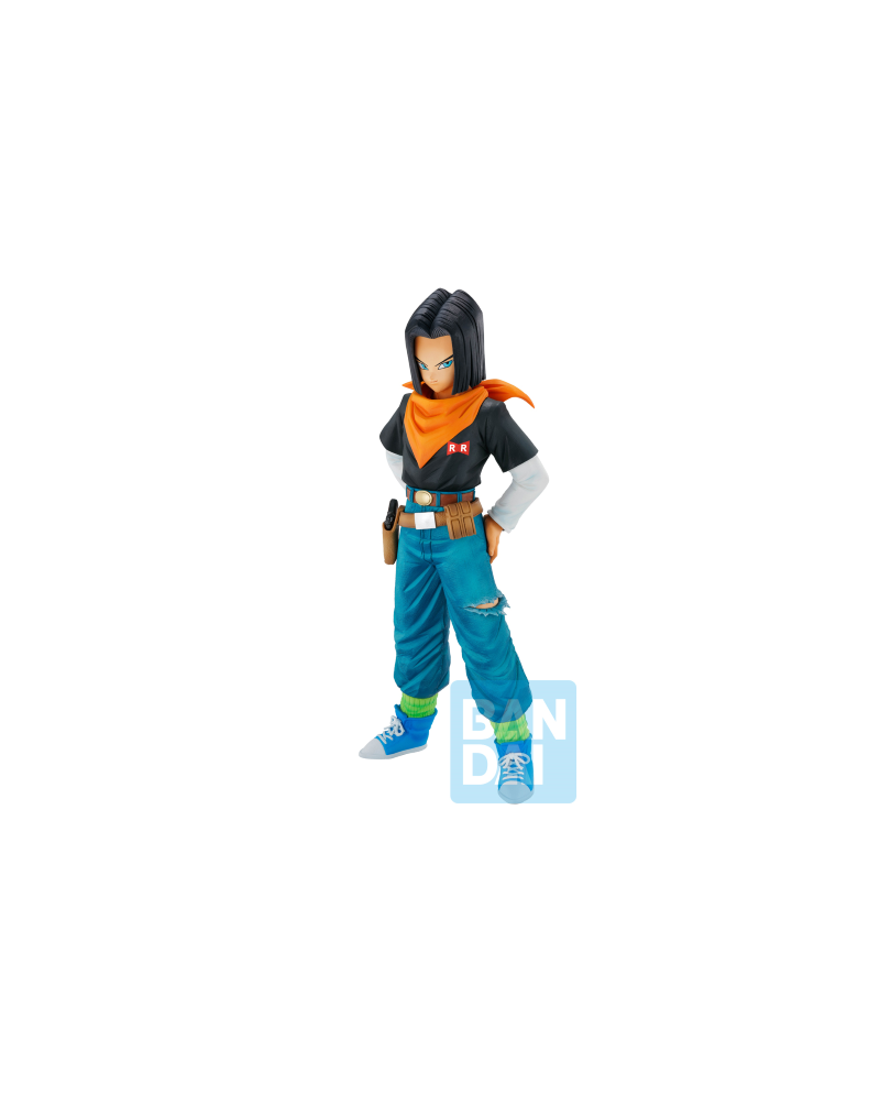 Figurine Android 17 Ichibansho Android Fear 24cm - Dragon Ball Z de face