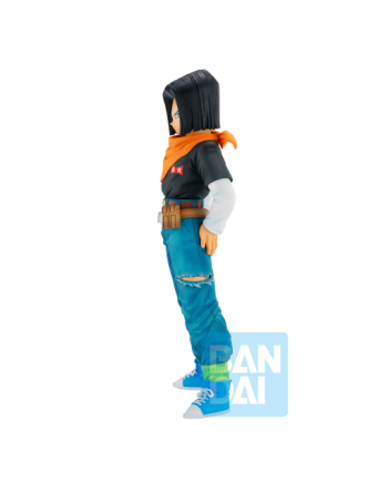 Figurine Android 17 Ichibansho - détails de sculpture