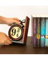 Serre-livres Harry Potter Plateforme 9 3/4 sur étagère avec livres