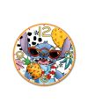 Horloge murale Stitch blanche 35cm - licence Disney Lilo et Stitch