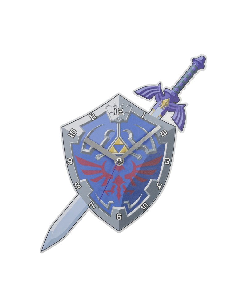 ZELDA - Shield & Sword - Horloge Murale Métal - vue principale