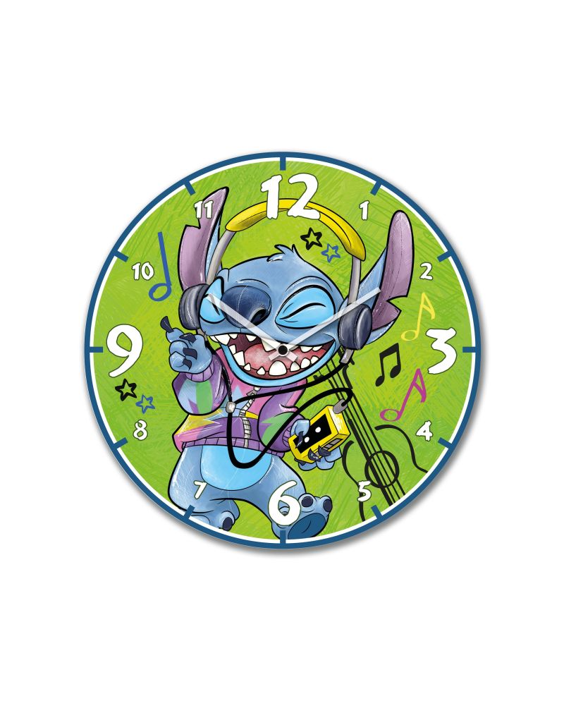STITCH - Horloge Murale 35cm - Vert - vue principale